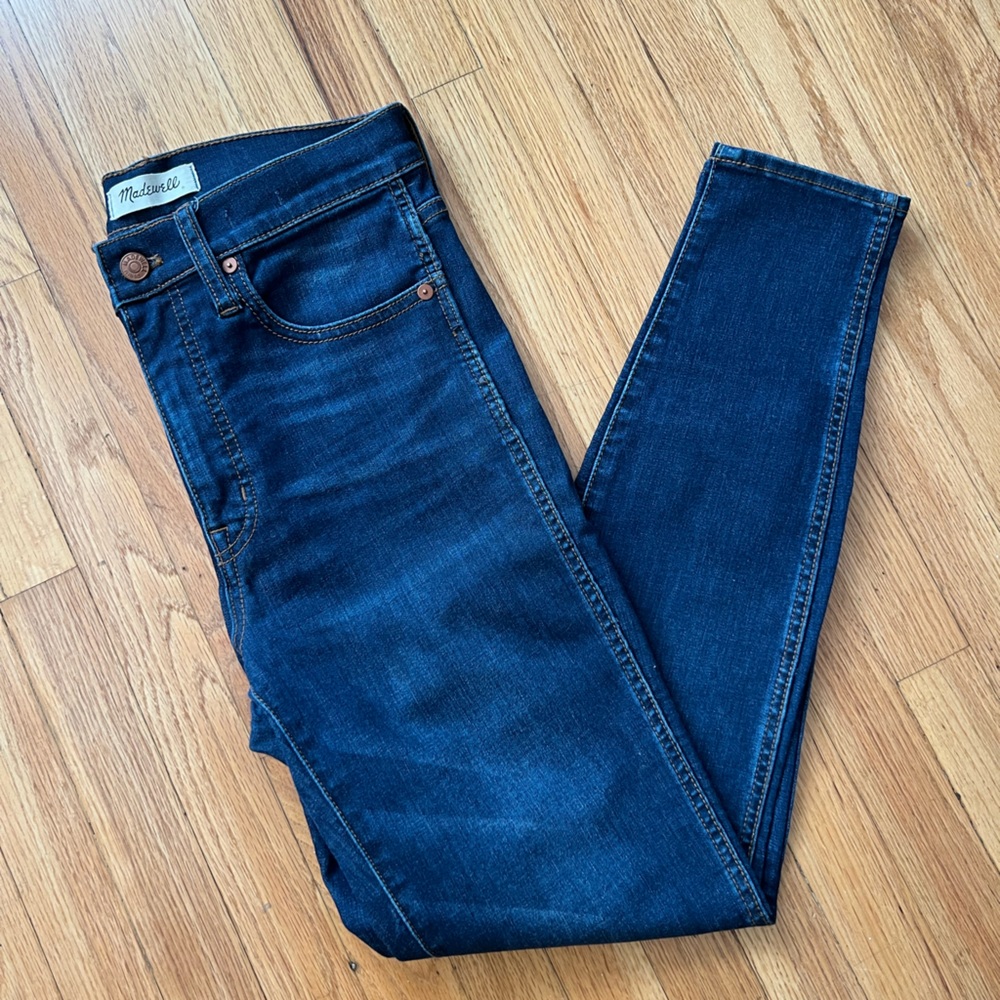 Madewell 10” high rise skinny jeans